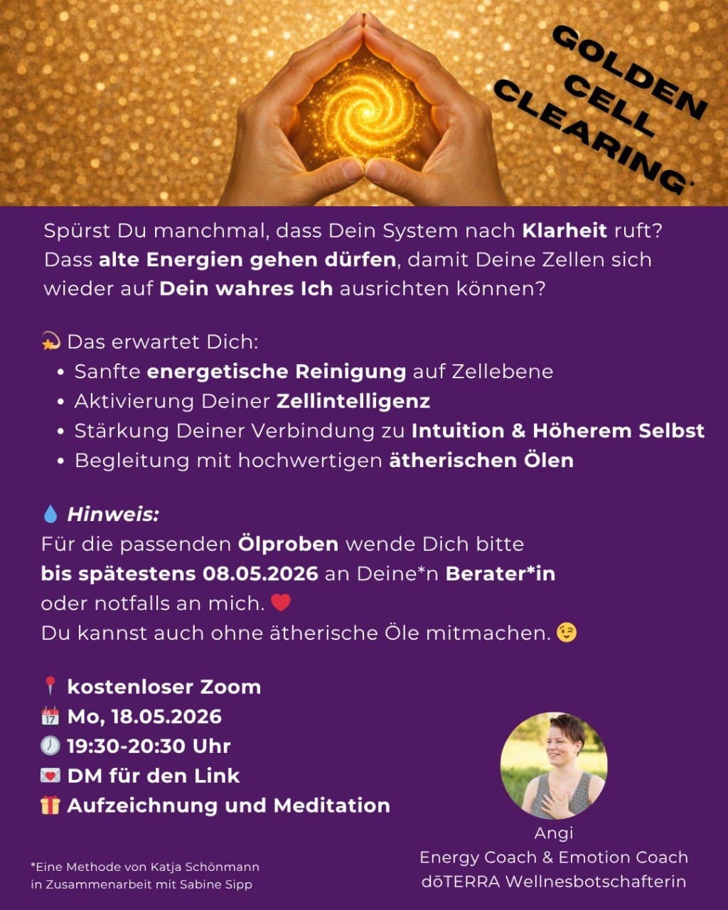 Golden Cell Clearing - Dein energetischer Reset