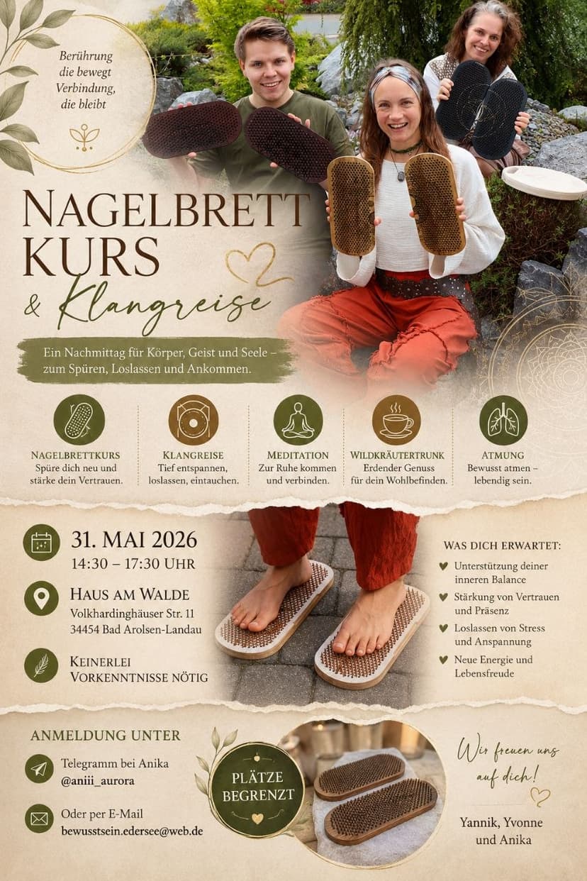 Nagelbrettkurs und Klangreise