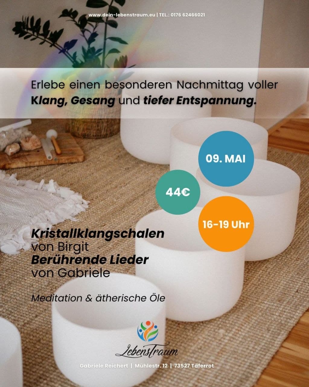 Lieder und Kristallklang in Täferrot