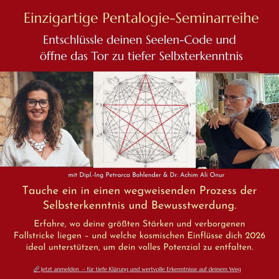 Einzigartige Pentalogie-Seminarreihe