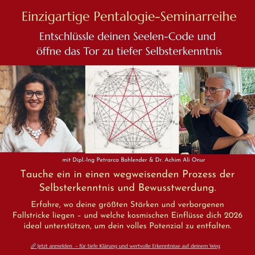 Einzigartige Pentalogie-Seminarreihe