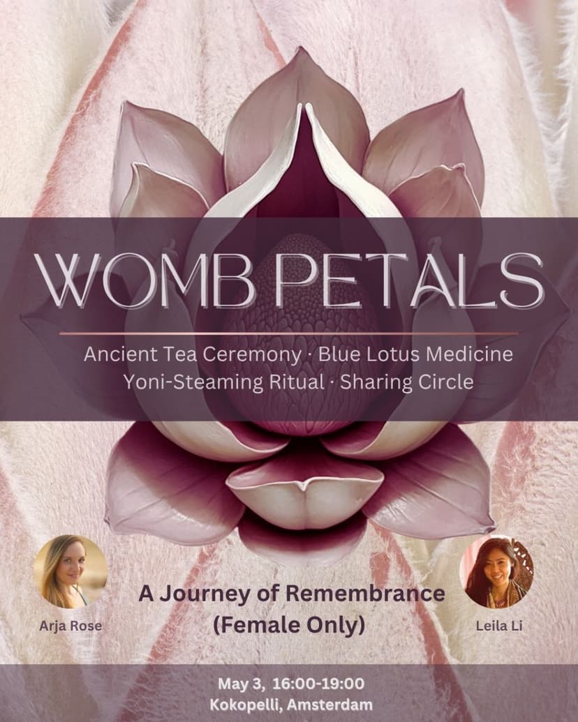 Womb Petals Journey - Yoni Steaming Ceremony & Sacred Medicines Women's Circle